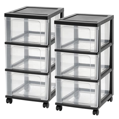 stackable storage drawers on wheels